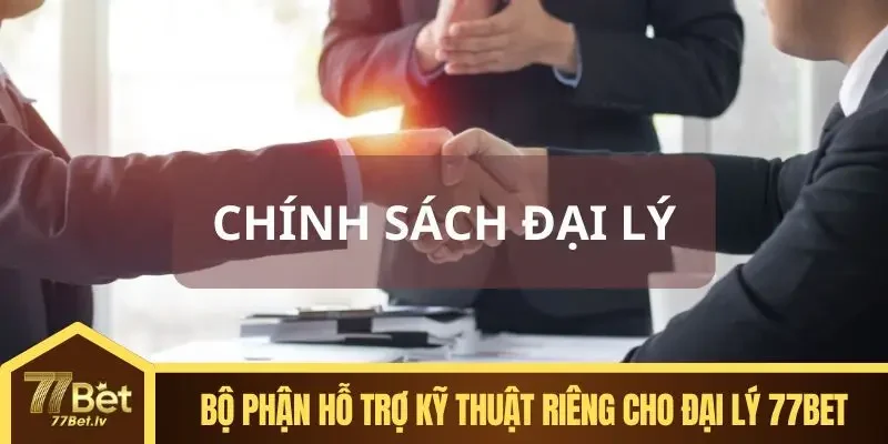 Bộ phận hỗ trợ kỹ thuật riêng cho đại lý 77BET