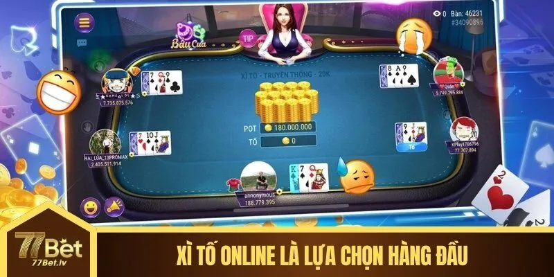 Xì Tố Online là lựa chọn hàng đầu cho dân chơi chiến thuật